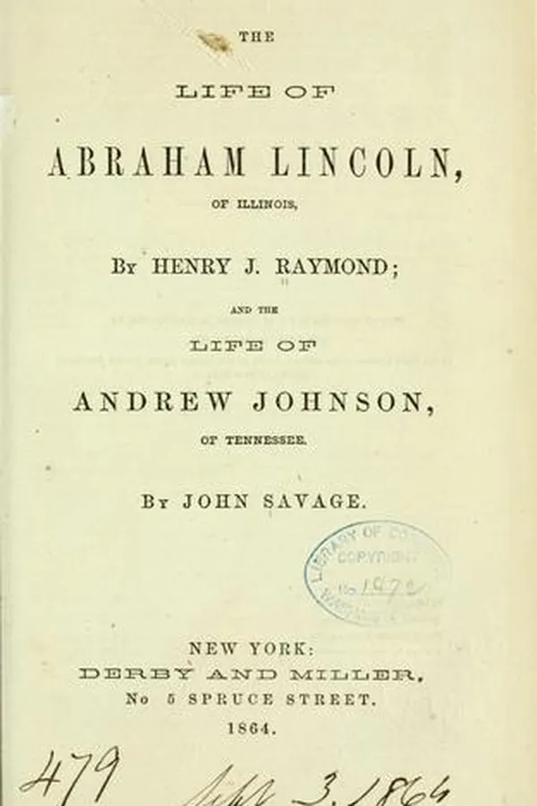 Capa de The life of Abraham Lincoln, of Illinois