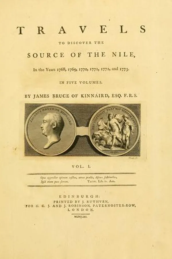 Capa de Travels to discover the source of the Nile