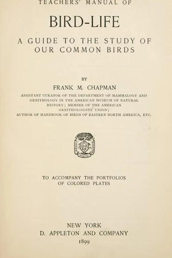 Capa de Teachers' manual of bird-life