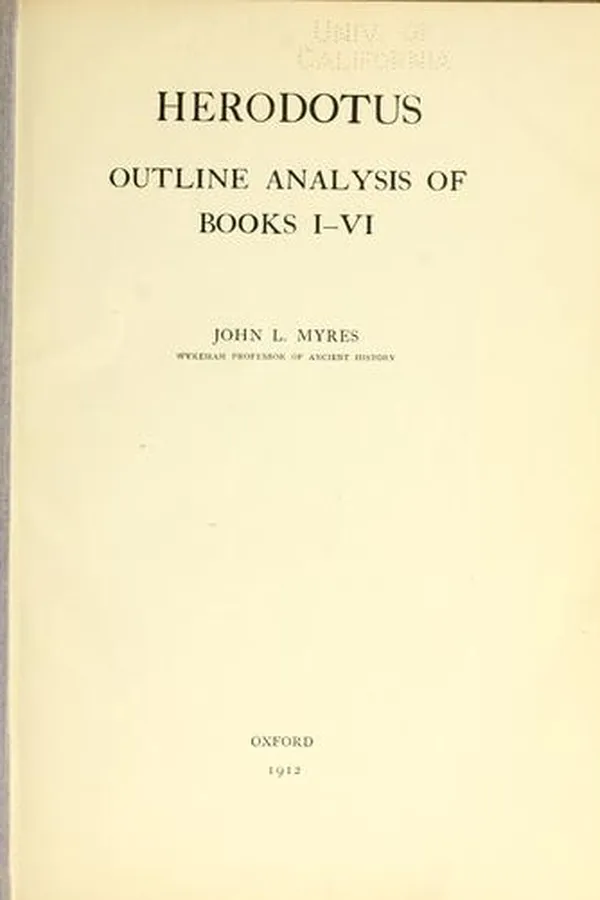 Capa de Herodotus
