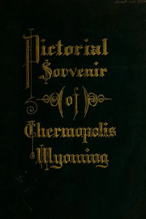 Capa de Pictorial souvenir of Thermopolis, Wyoming