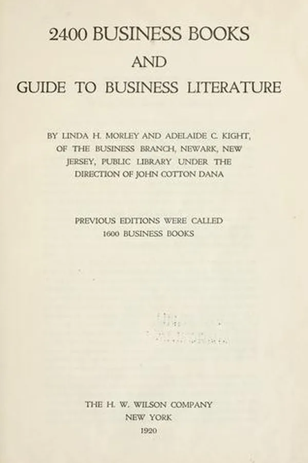 Capa de 2400 business books