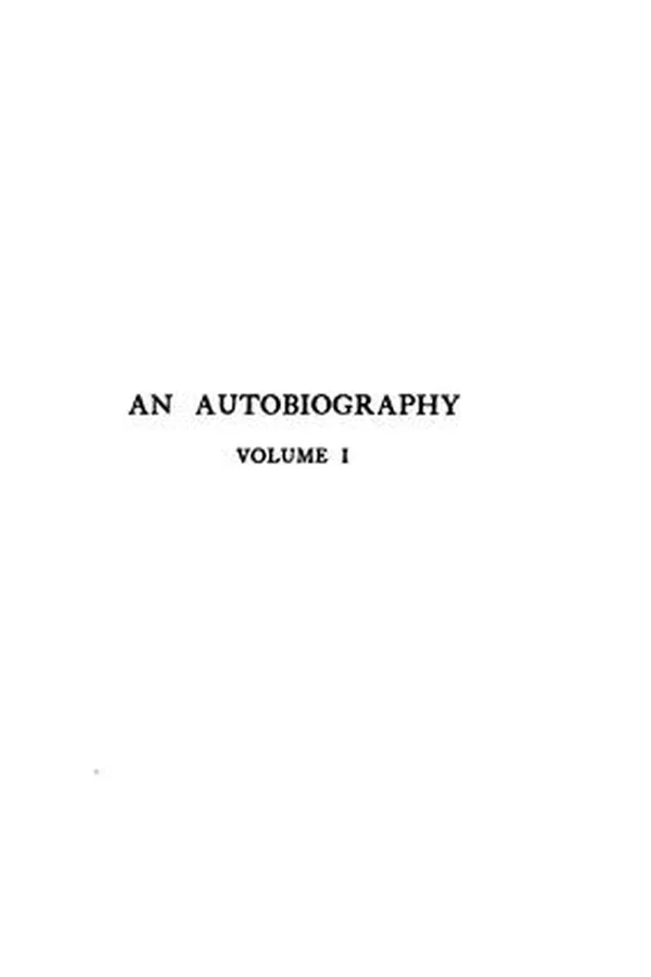 Capa de An autobiography : Herbert Spencer