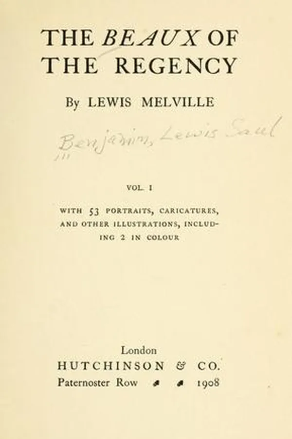 Capa de The beaux of the Regency