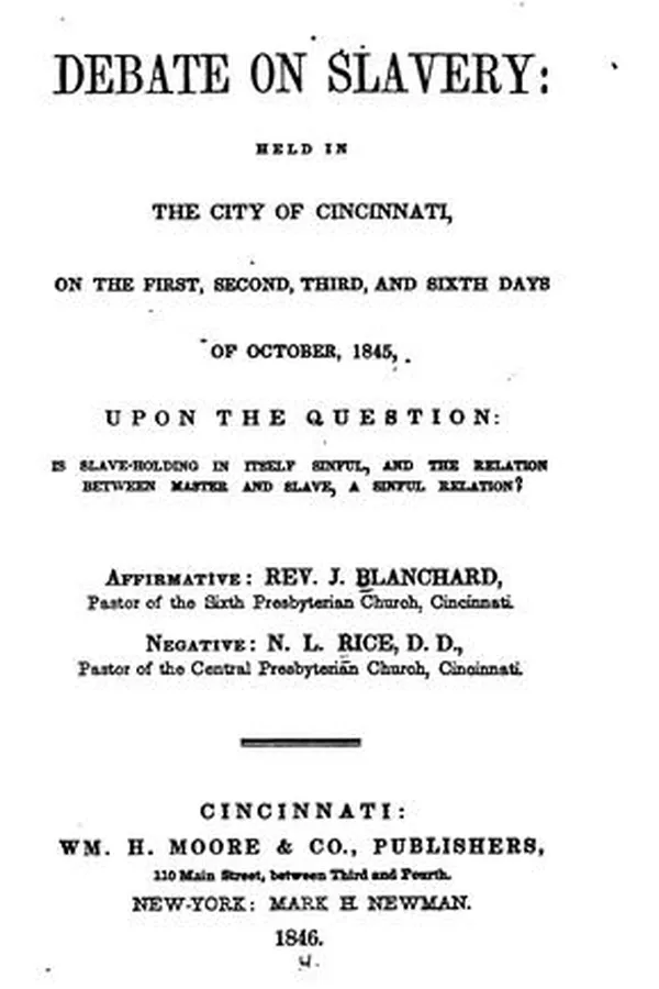 Capa de A Debate on Slavery