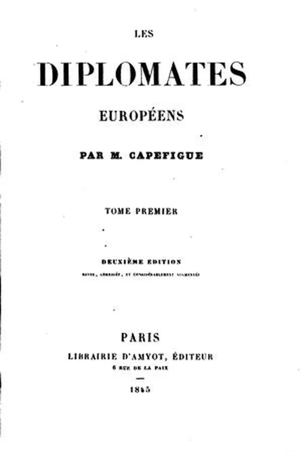 Capa de Les diplomates européens