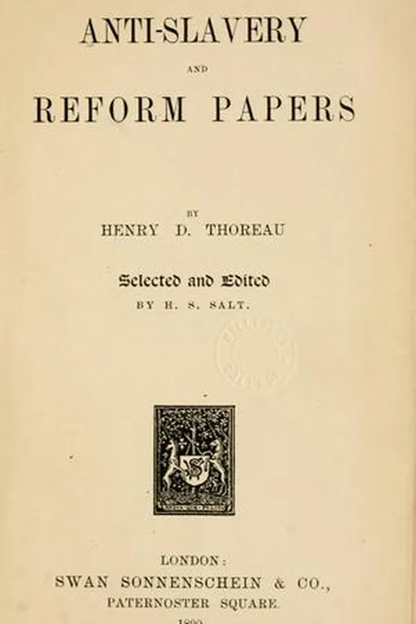 Capa de Anti-slavery and reform papers