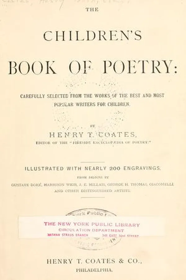 Capa de The children's book of poetry: carefully selected from the works of the best and most popular writers for children