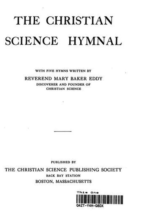 Capa de The Christian Science Hymnal