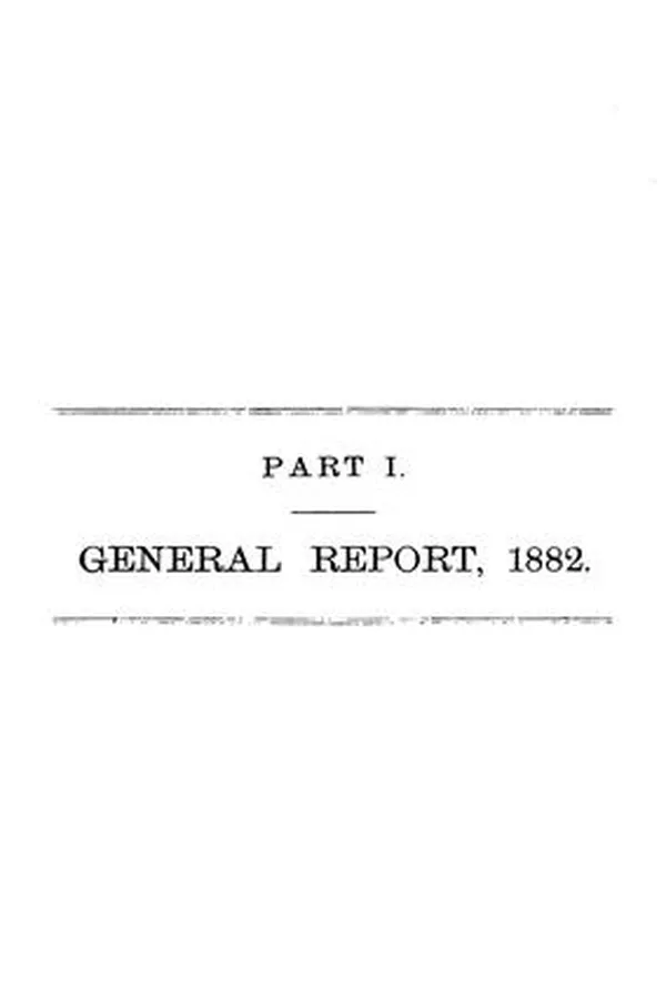Capa de Annual Report of the Common, Superior, Academic, and Normal and Model Schools in Nova Scotia for ...