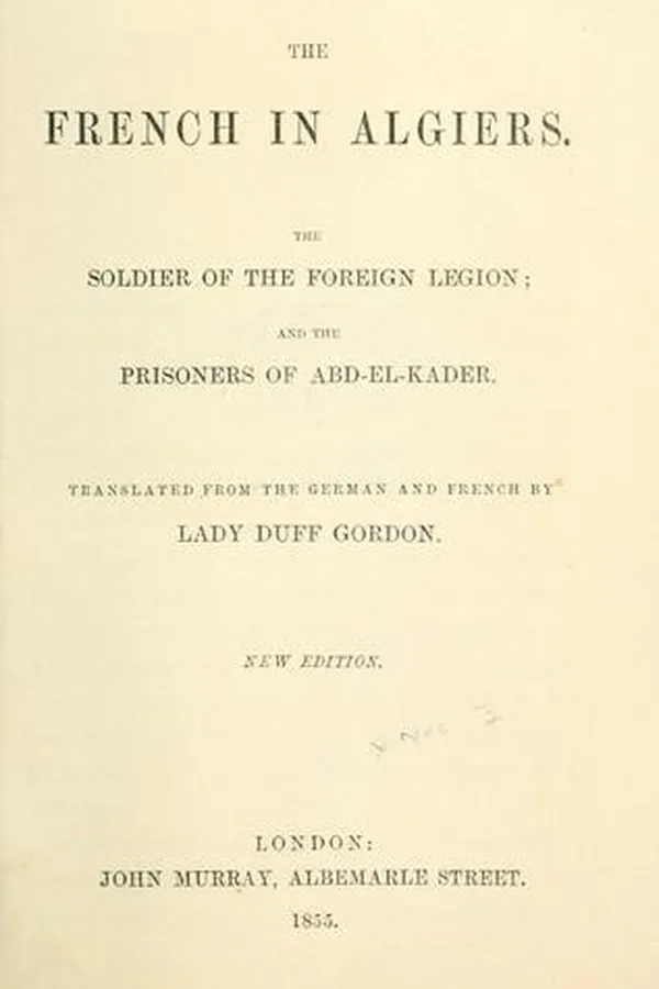 Capa de The French in Algiers