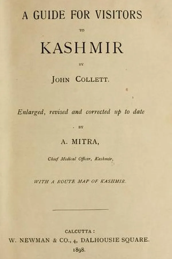 Capa de A guide for visitors to Kashmir