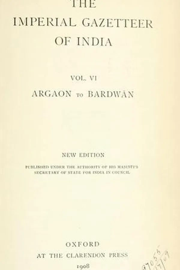 Capa de Imperial gazetteer of India