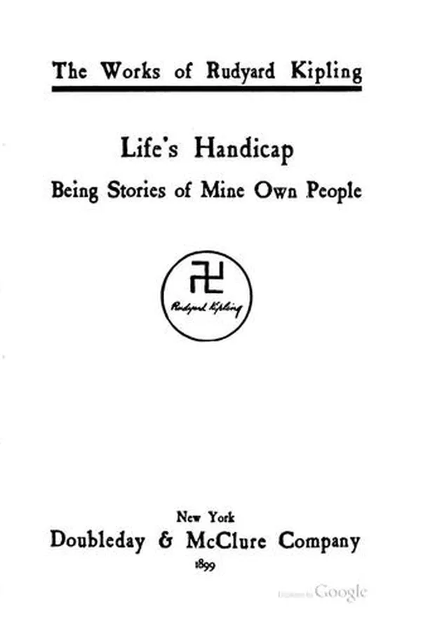 Capa de Life's handicap, being stories of mine own people