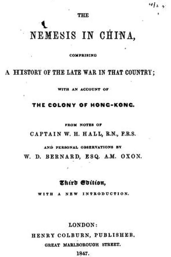 Capa de The Nemesis in China: Comprising a History of the Late War in that Country ...