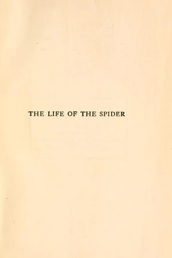 Capa de The Life of the Spider