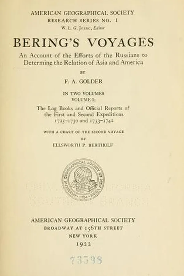 Capa de Bering's voyages