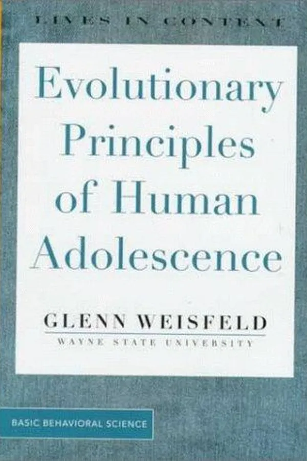 Capa de Evolutionary Principles of Human Adolescence (Lives in Context)
