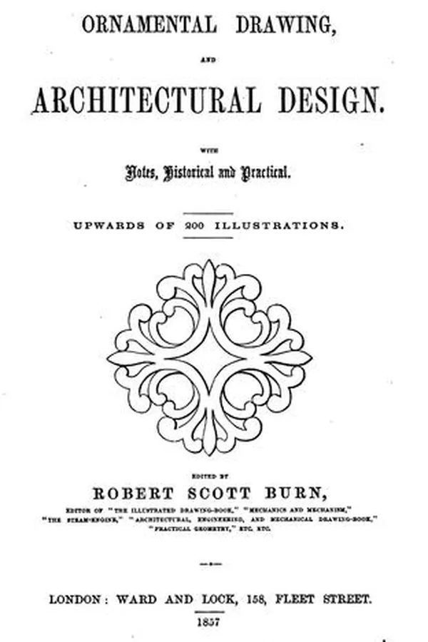 Capa de Ornamental drawing, and architectural design