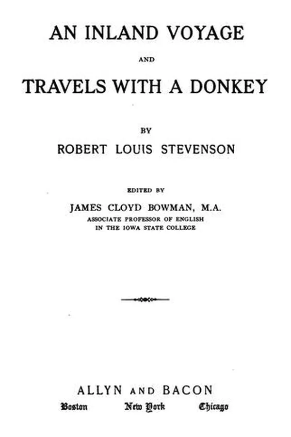 Capa de An  inland voyage and Travels with a donkey