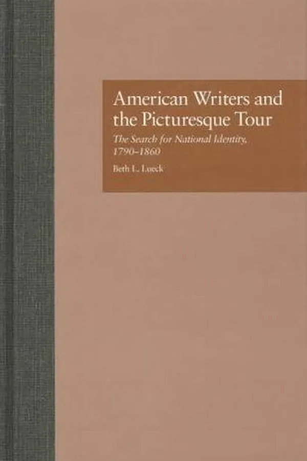 Capa de American writers and the picturesque tour