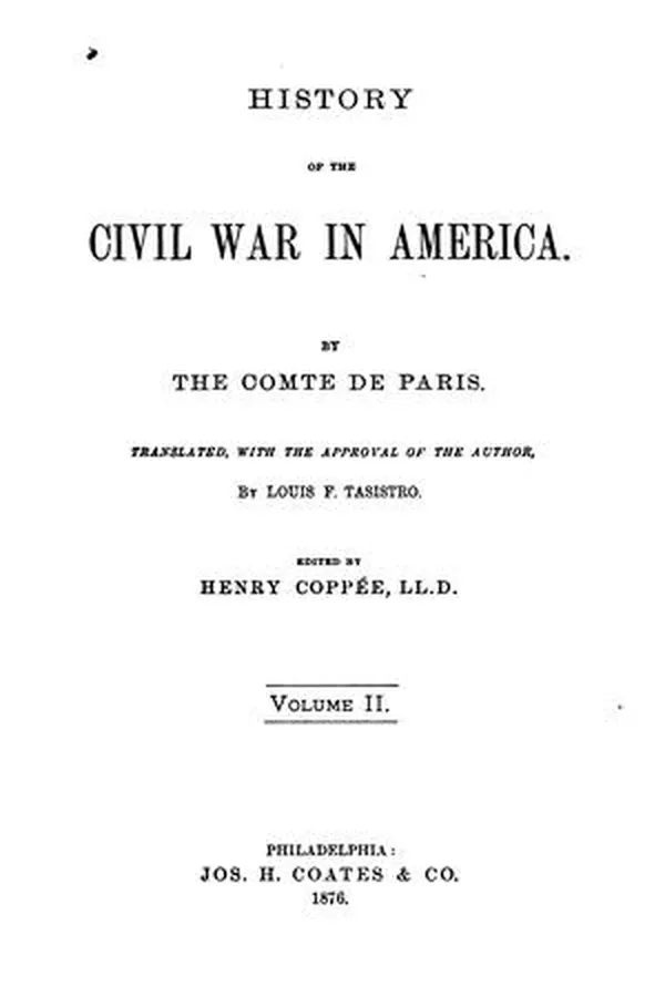 Capa de History of the civil war in America