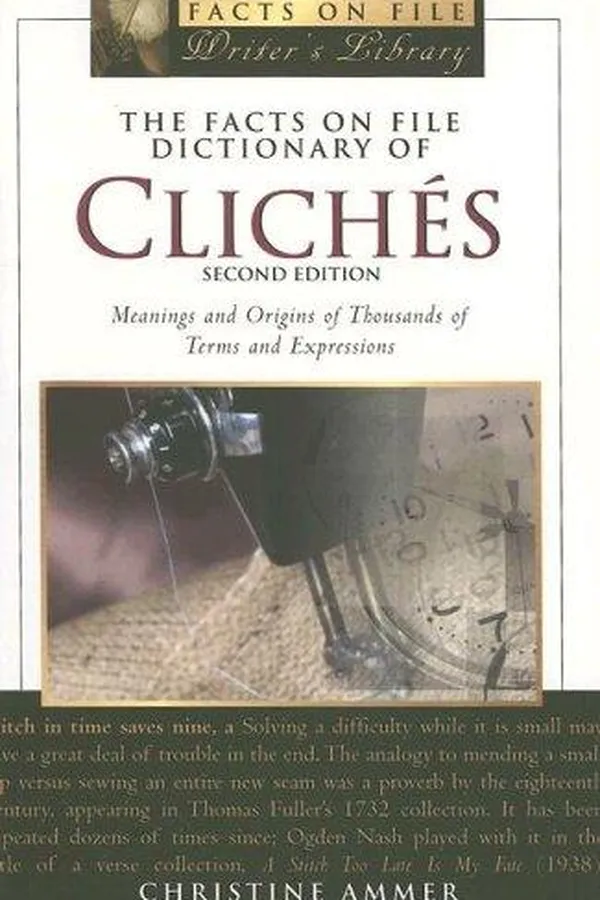 Capa de The Facts on File dictionary of cliches
