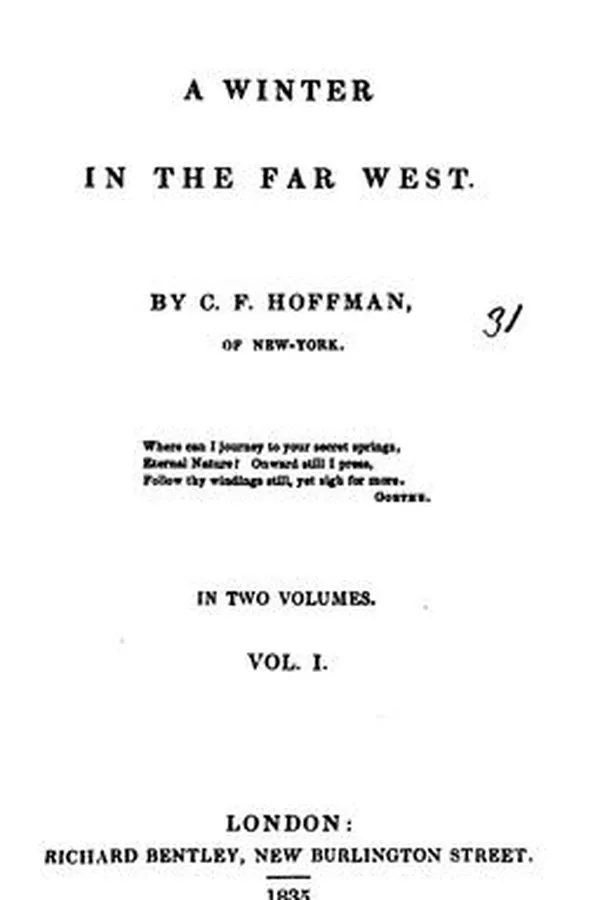Capa de A winter in the far West