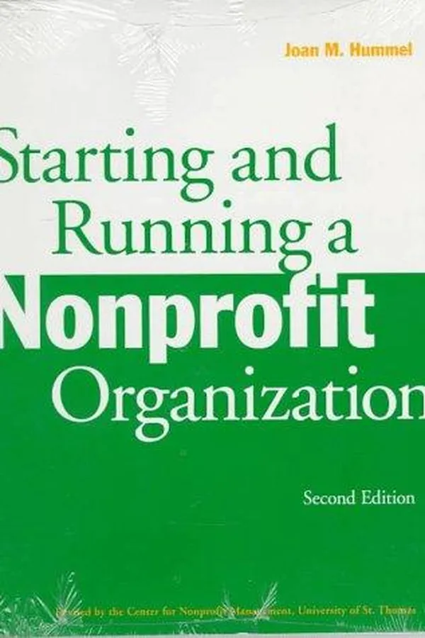 Capa de Starting and running a nonprofit organization