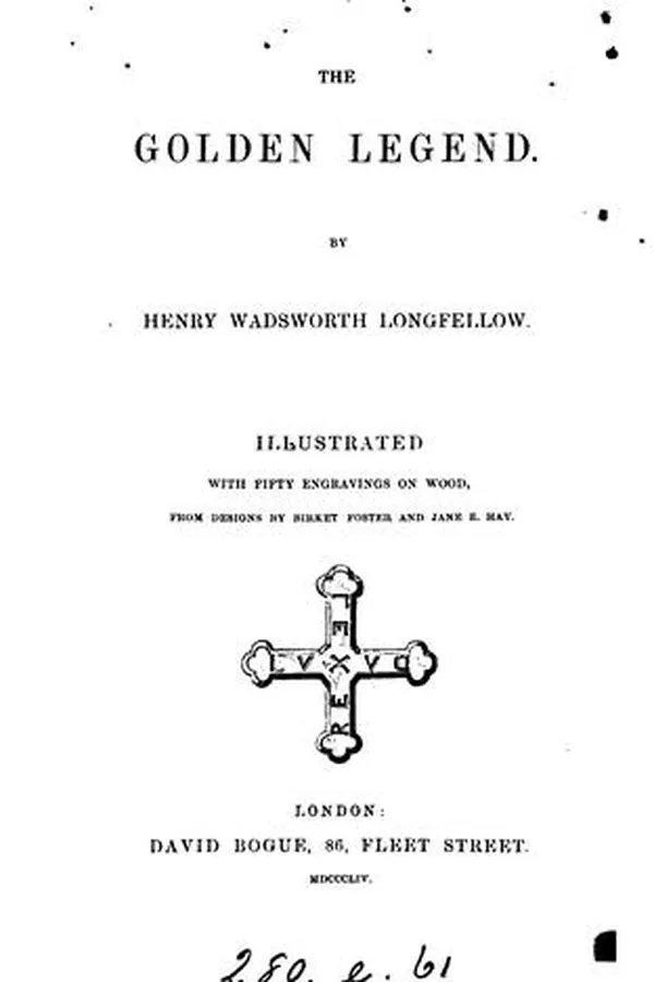 Capa de The golden legend [a play]. Illustr. from designs by B. Foster and J.E. Hay