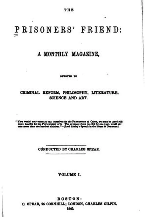 Capa de The Prisoners' Friend