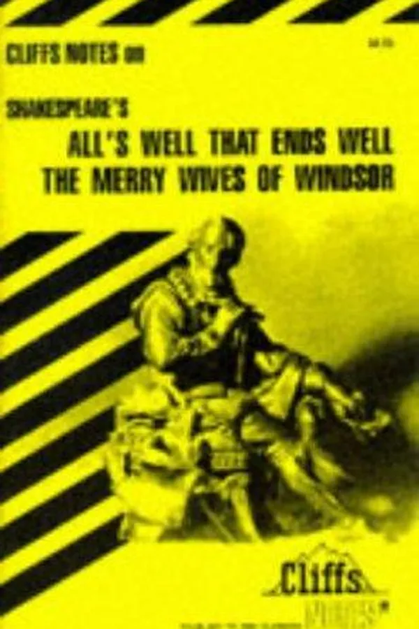 Capa de All's well that ends well & The merry wives of Windsor