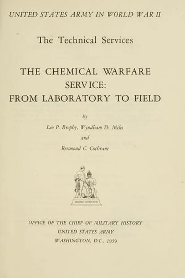 Cover of The Chemical Warfare Service