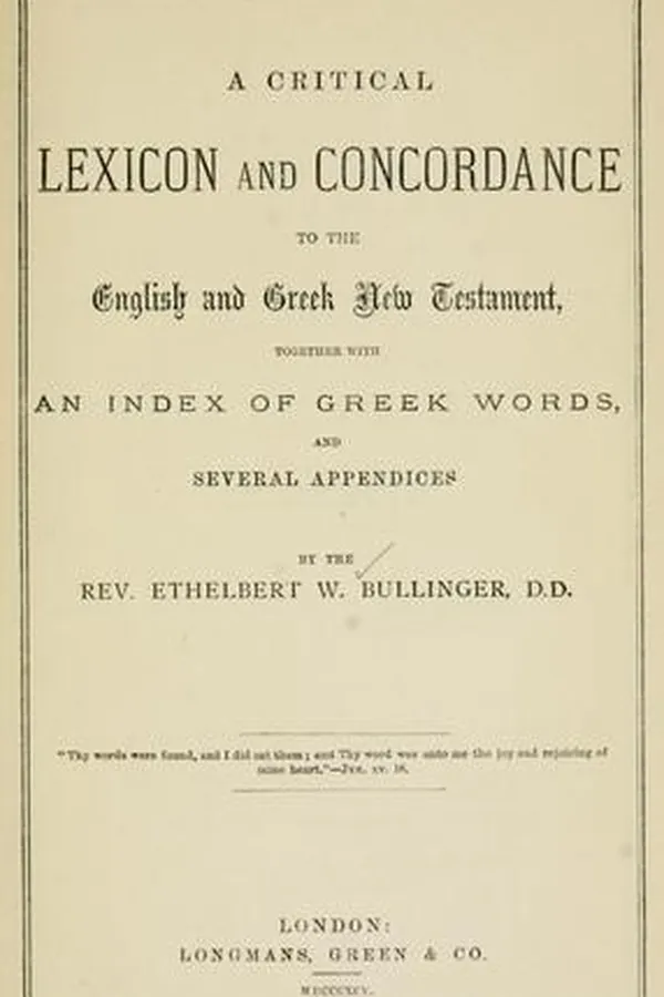 Capa de A critical lexicon and concordance to the English and Greek New Testament