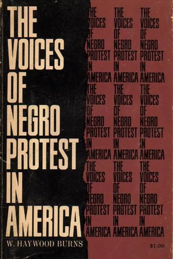Capa de The voices of Negro protest in America