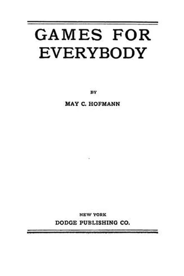 Capa de Games for everybody