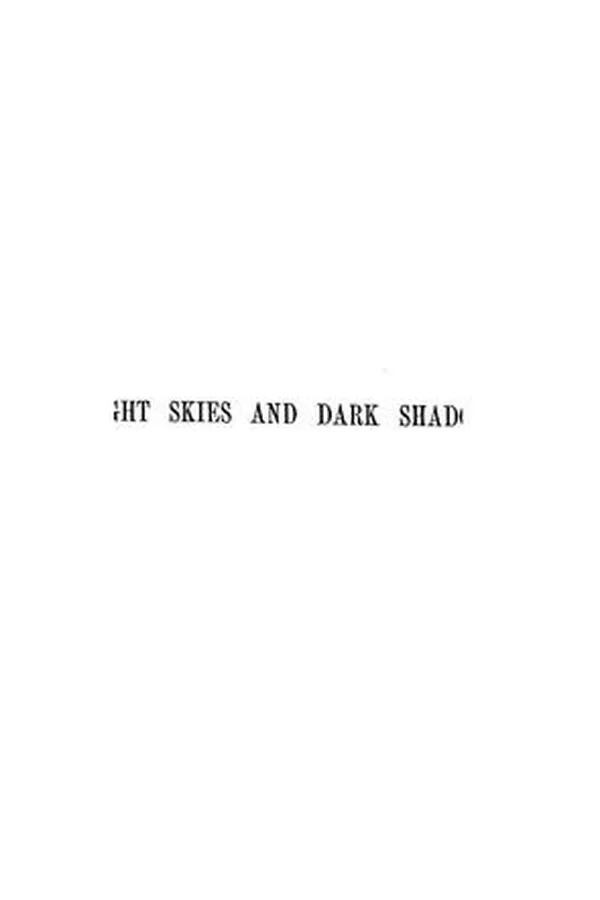 Capa de Bright skies and dark shadows