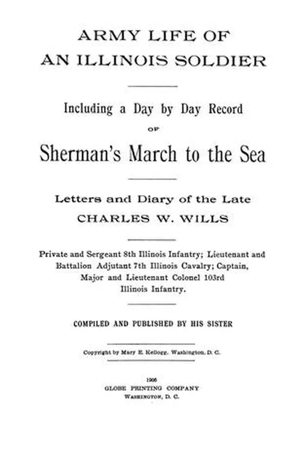 Capa de Army life of an Illinois soldier