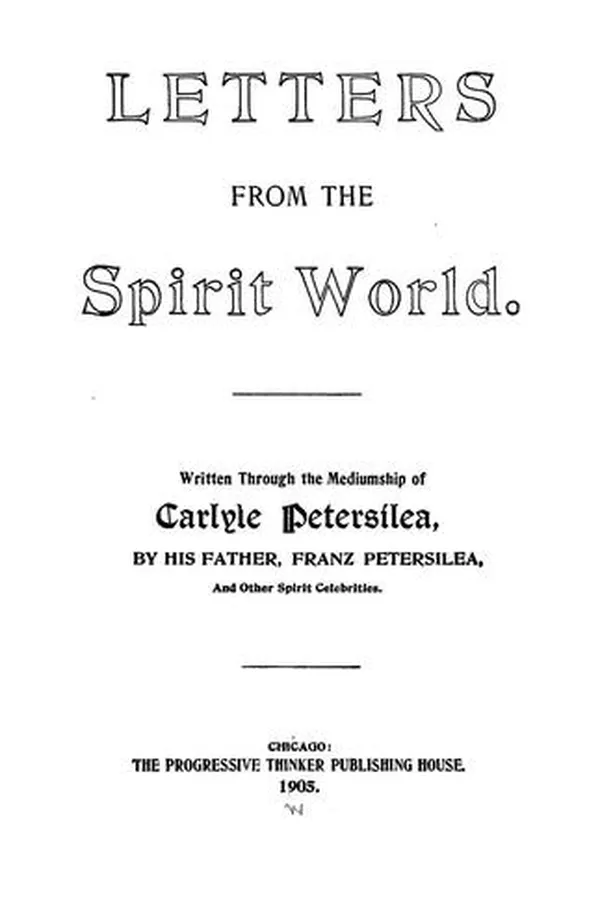 Capa de Letters From the Spirit World