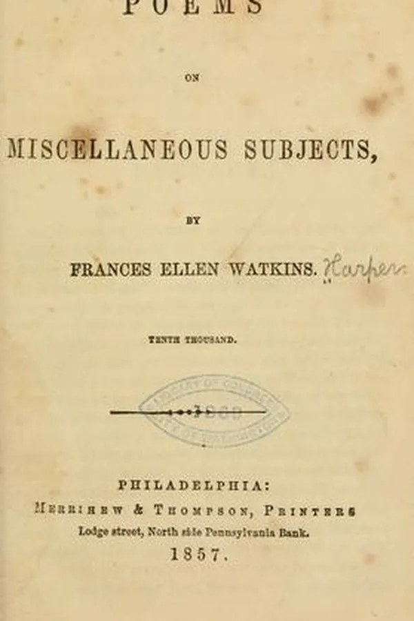 Capa de Poems on miscellaneous subjects