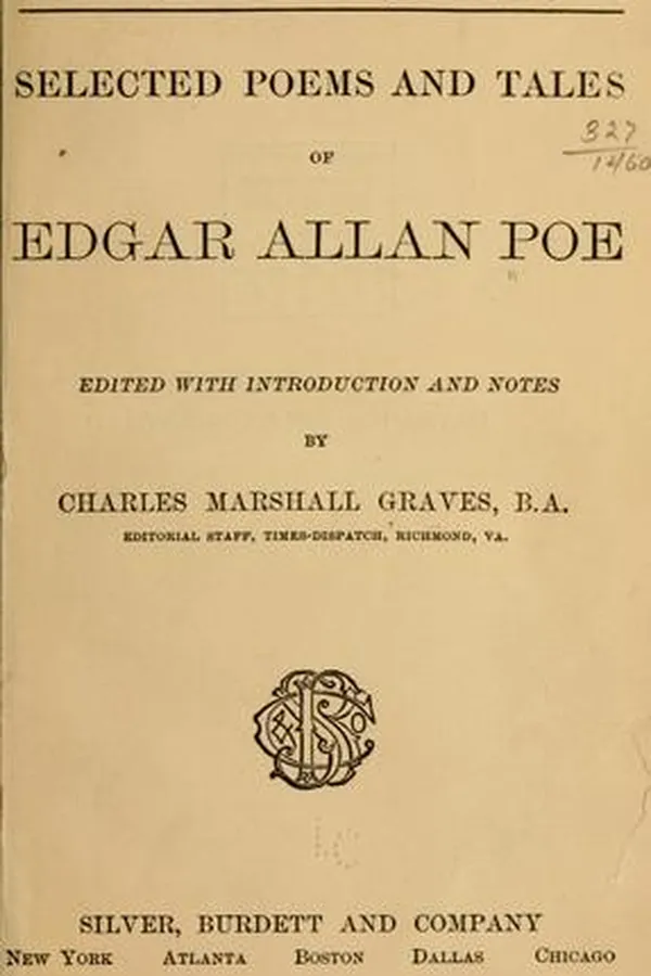 Capa de Selected Poems and Tales of Edgar Allan Poe [5 stories, 30 poems]