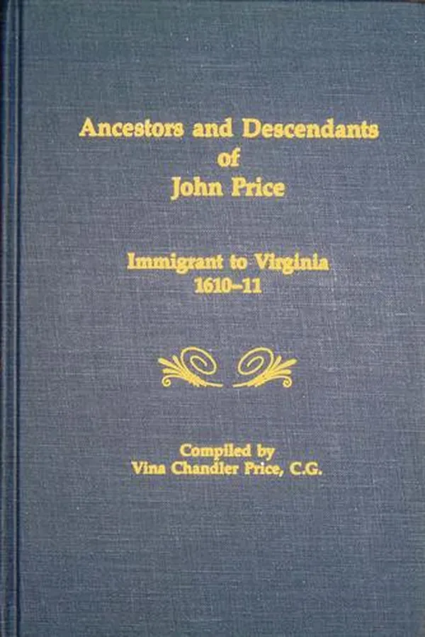 Capa de Ancestors and Descendants of John Price