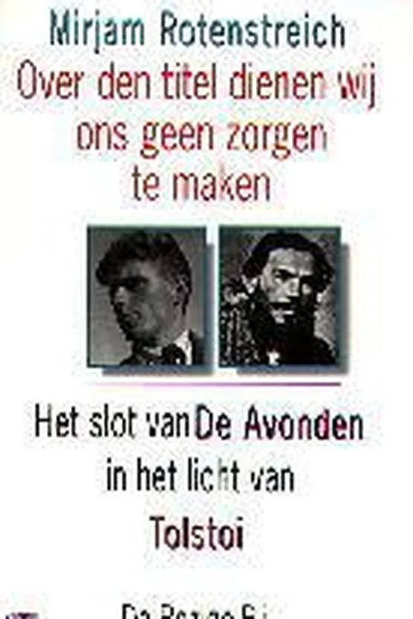 Capa de Over den titel dienen wij ons geen zorgen te maken