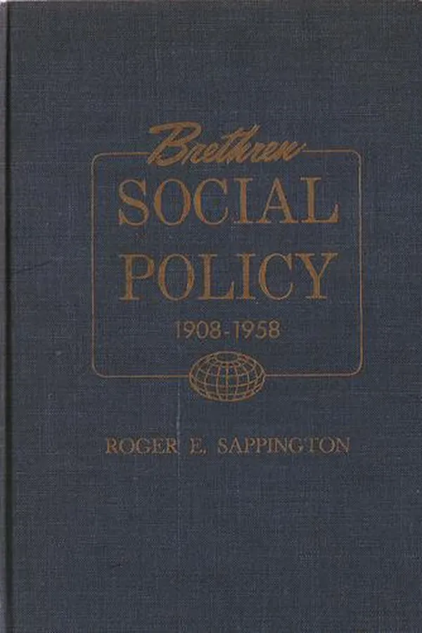 Capa de Brethren social policy, 1908-1958