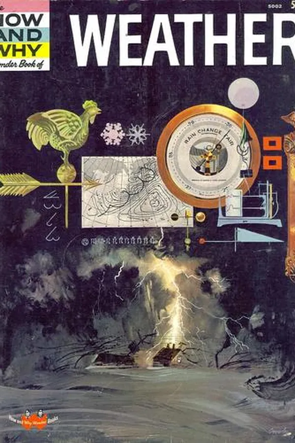 Capa de The how and why wonder book of weather