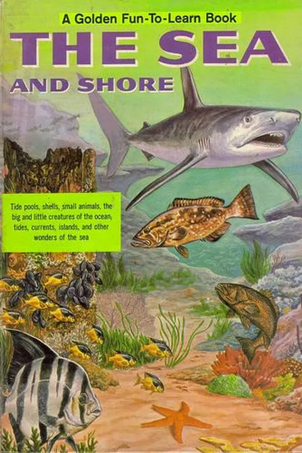 Capa de The golden picture book of sea and shore