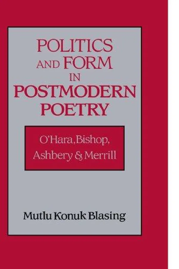 Capa de Politics and form in postmodern poetry