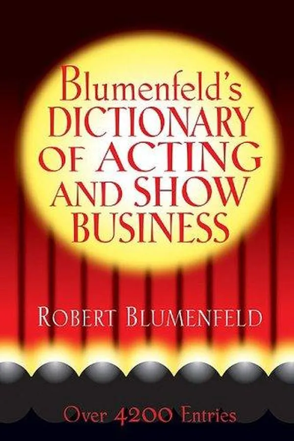Capa de Blumenfeld's dictionary of acting and show business
