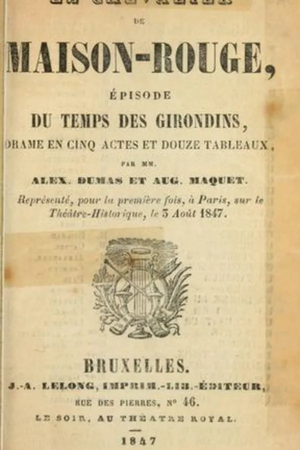 Capa de Le chevalier de Maison-Rouge