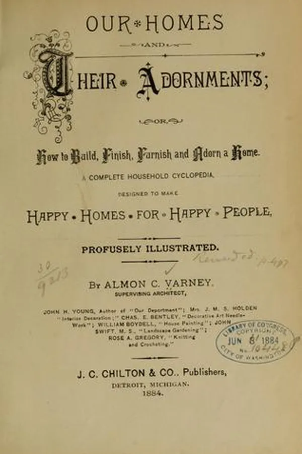 Capa de Our homes and their adornments